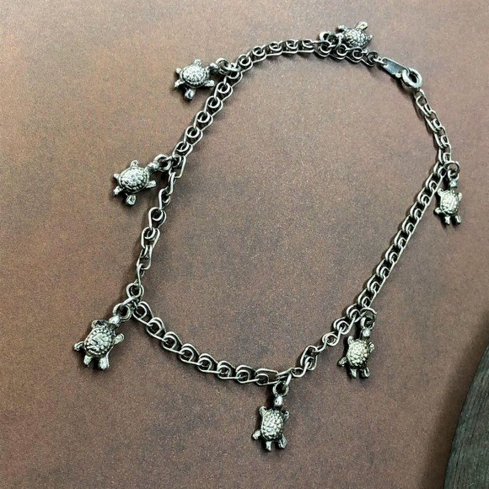 Sea turtle anklet